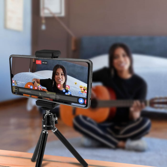 Treppiede Portatile Universale per Smartphone e Fotocamere - Miniatura 10