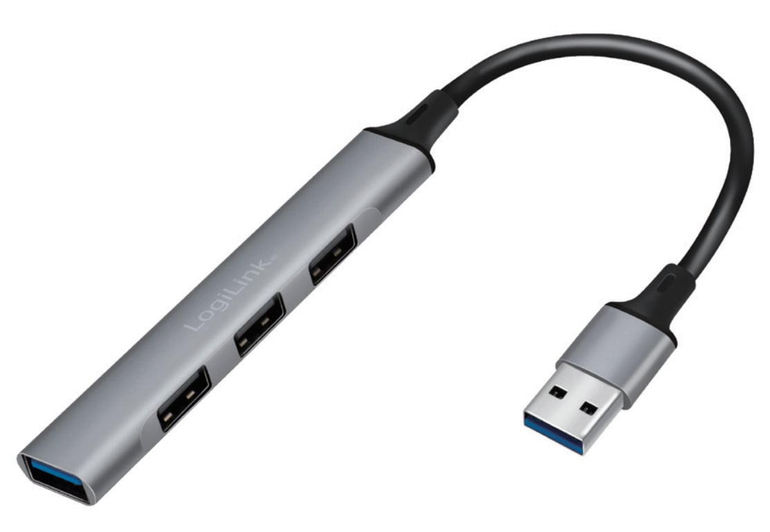 Hub USB 3.2 Gen1 Ultra Slim a 4 Porte Ingresso USB-A - Immagine 1