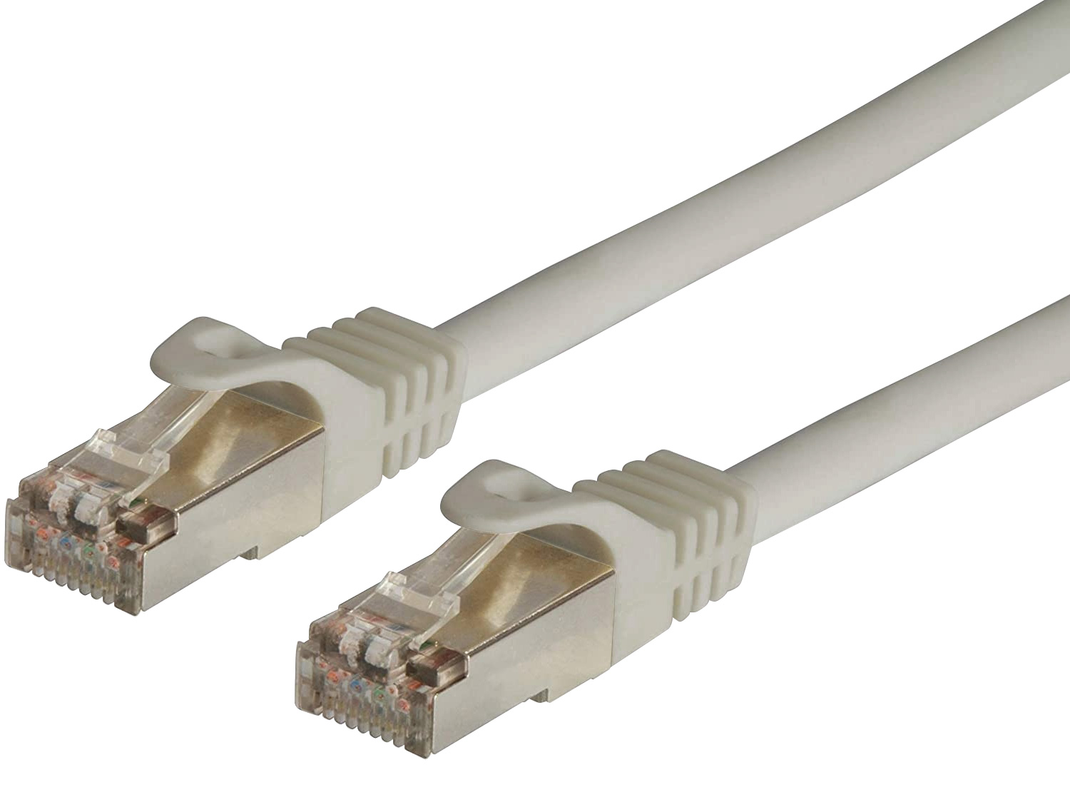 Cavo di Rete Patch in Rame Cat. 6A SFTP LSZH 15 m Grigio - Immagine 1