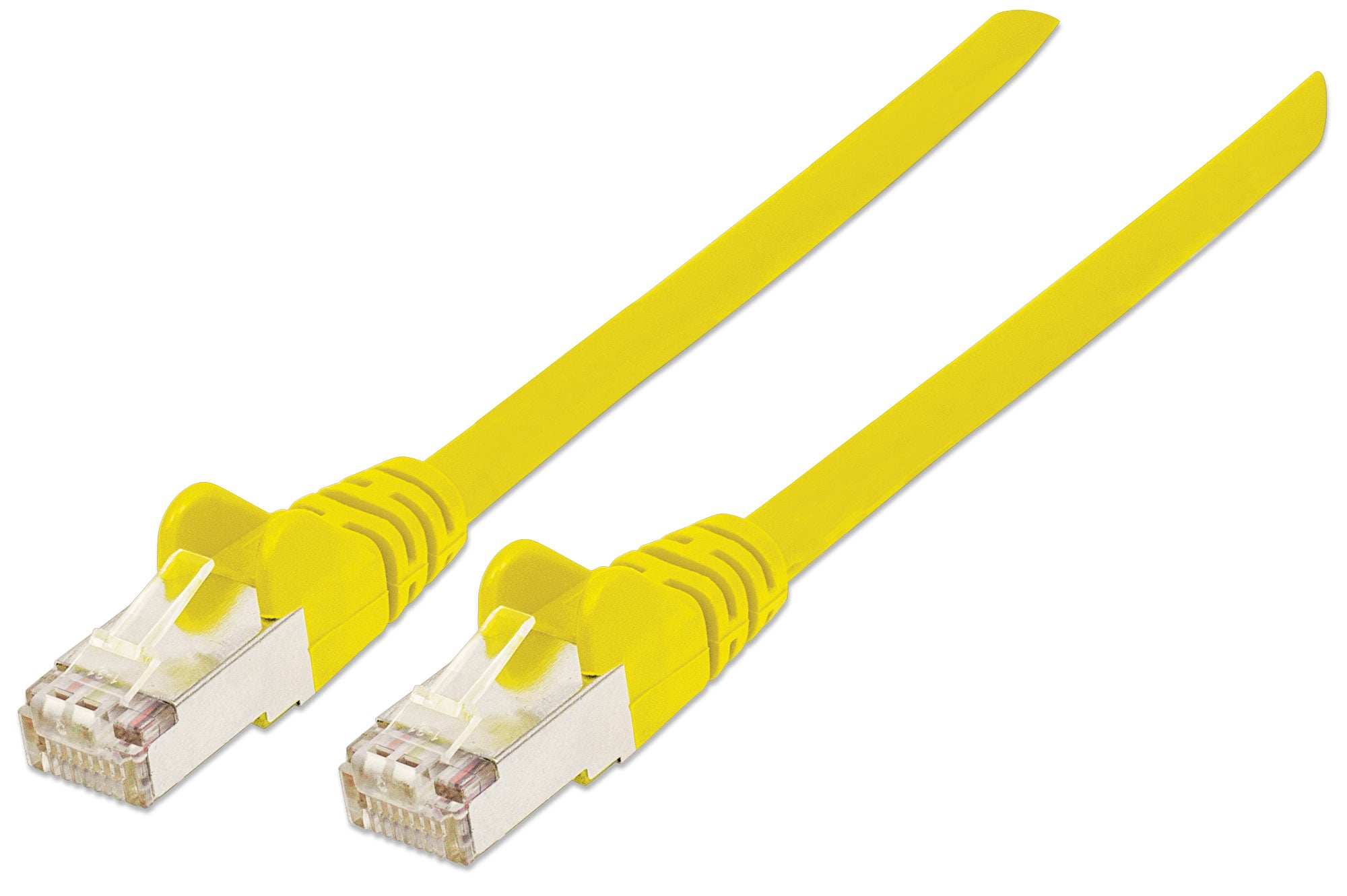 Cavo Patch Cat.7 Plug RJ45 6A S/FTP LSZH 0.25m Giallo - Immagine 1