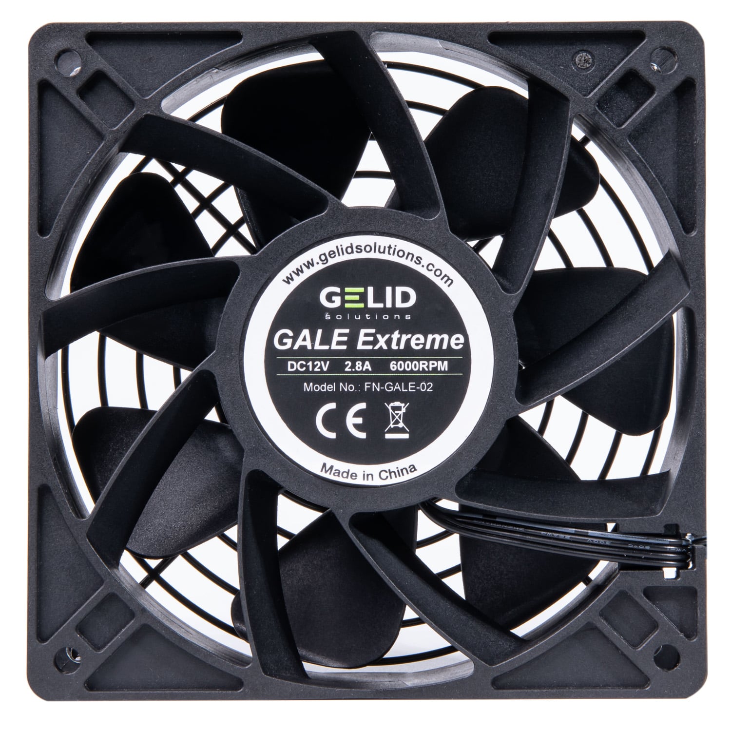 Dissipatore Ventola Gale Extreme 120x120x35 12V 500-6000 RPM - Immagine 1