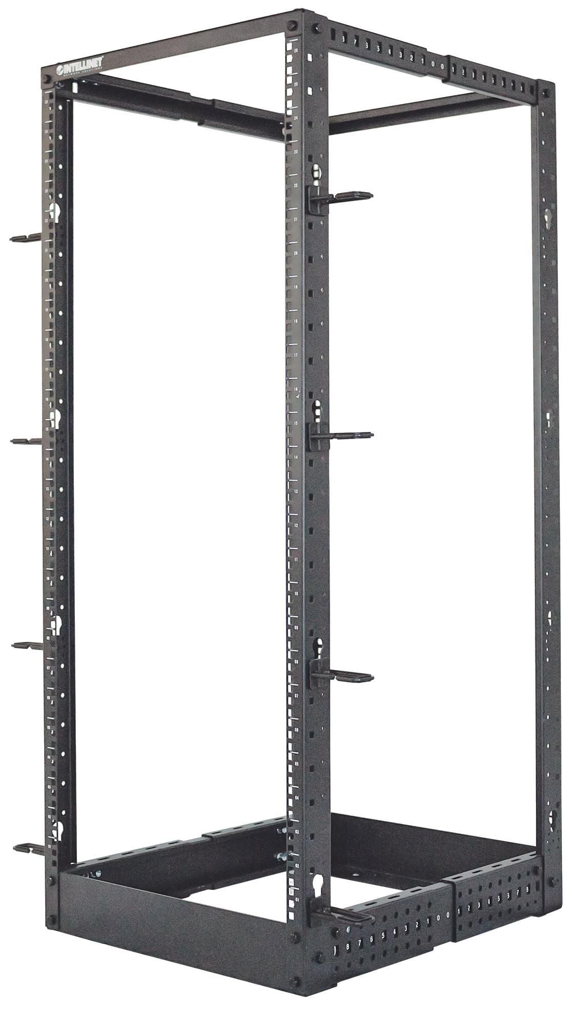 Open Frame Rack 19'' 4 Montanti 26U con profondità regolabile - Immagine 1