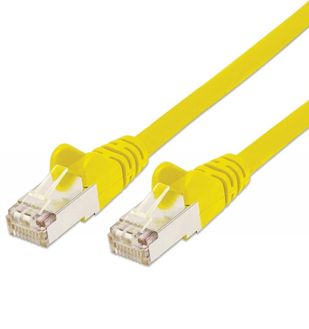 Cavo di rete Patch in rame Cat. 6 Giallo SFTP LSZH 15m - Immagine 1