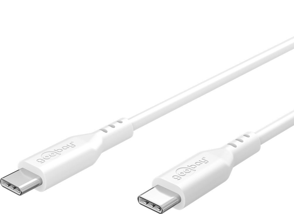 Cavo USB-C™ Maschio/Maschio USB 2.0 in Silicone 1,5 metri Bianco