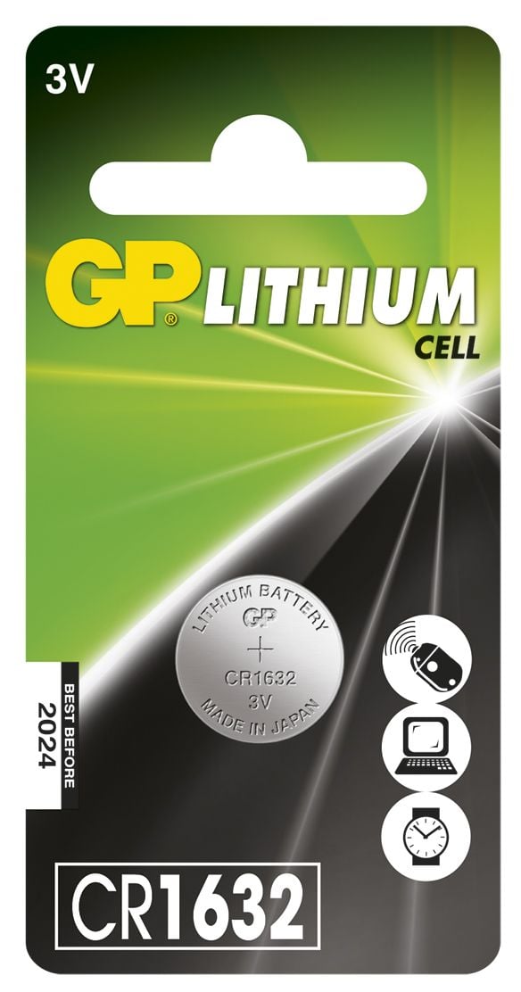 Blister 1 Batteria Litio a Bottone CR1632 - Immagine 1