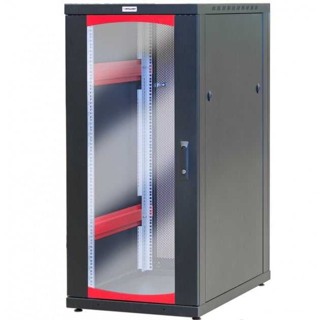 Armadio Server Rack 19'' 600x1000 20 Unita' Nero serie IdealNET - Immagine 1