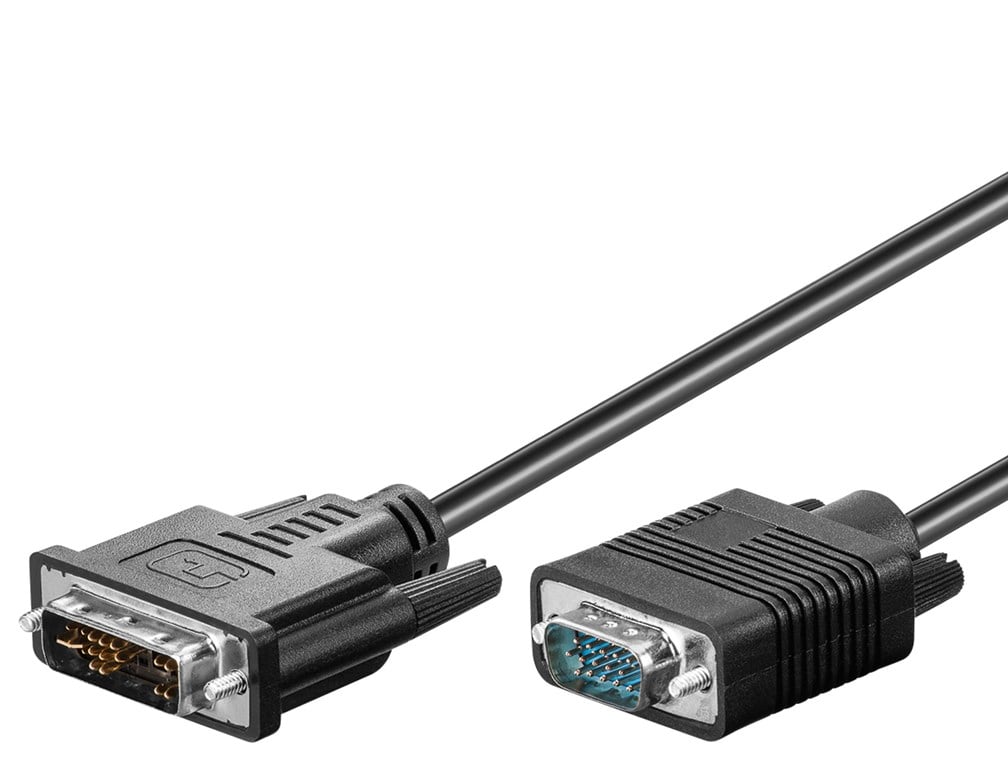 Cavo Monitor DVI-A a VGA M/M 1,8 mt - Immagine 1