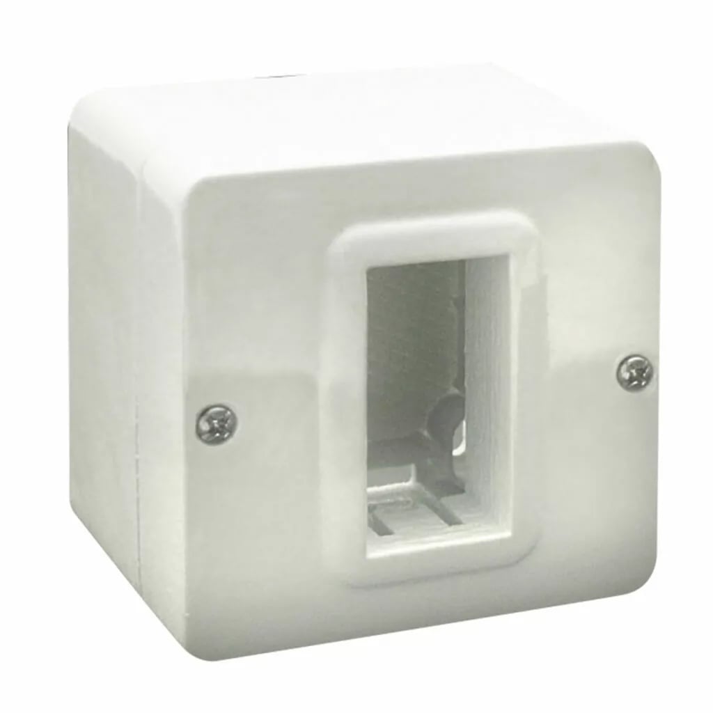 Contenitore Autoportante Minicanali IP40 S44 1 Modulo Bianco - Immagine 1