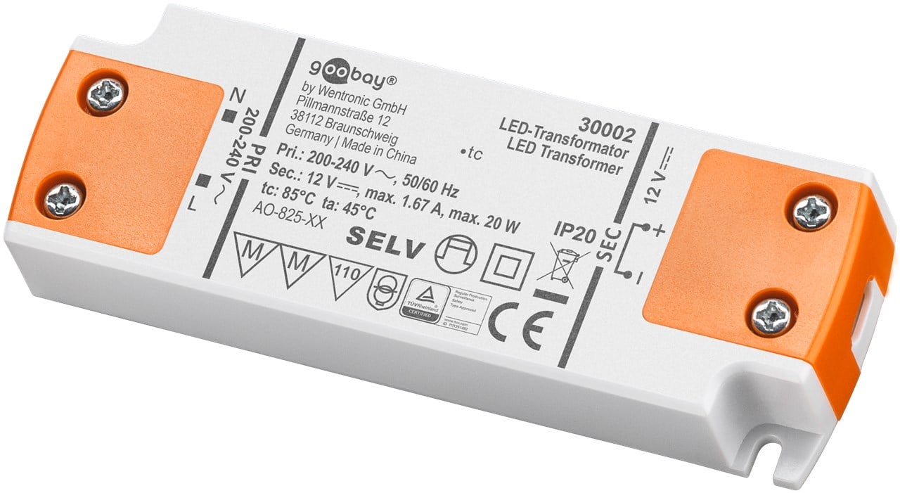 Alimentatore Led da 20W per Led (0.5W-20W) - Immagine 1