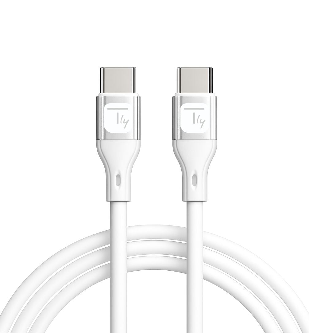 Cavo USB-C™ Maschio/Maschio USB 2.0 in Silicone 1m Bianco - Immagine 1