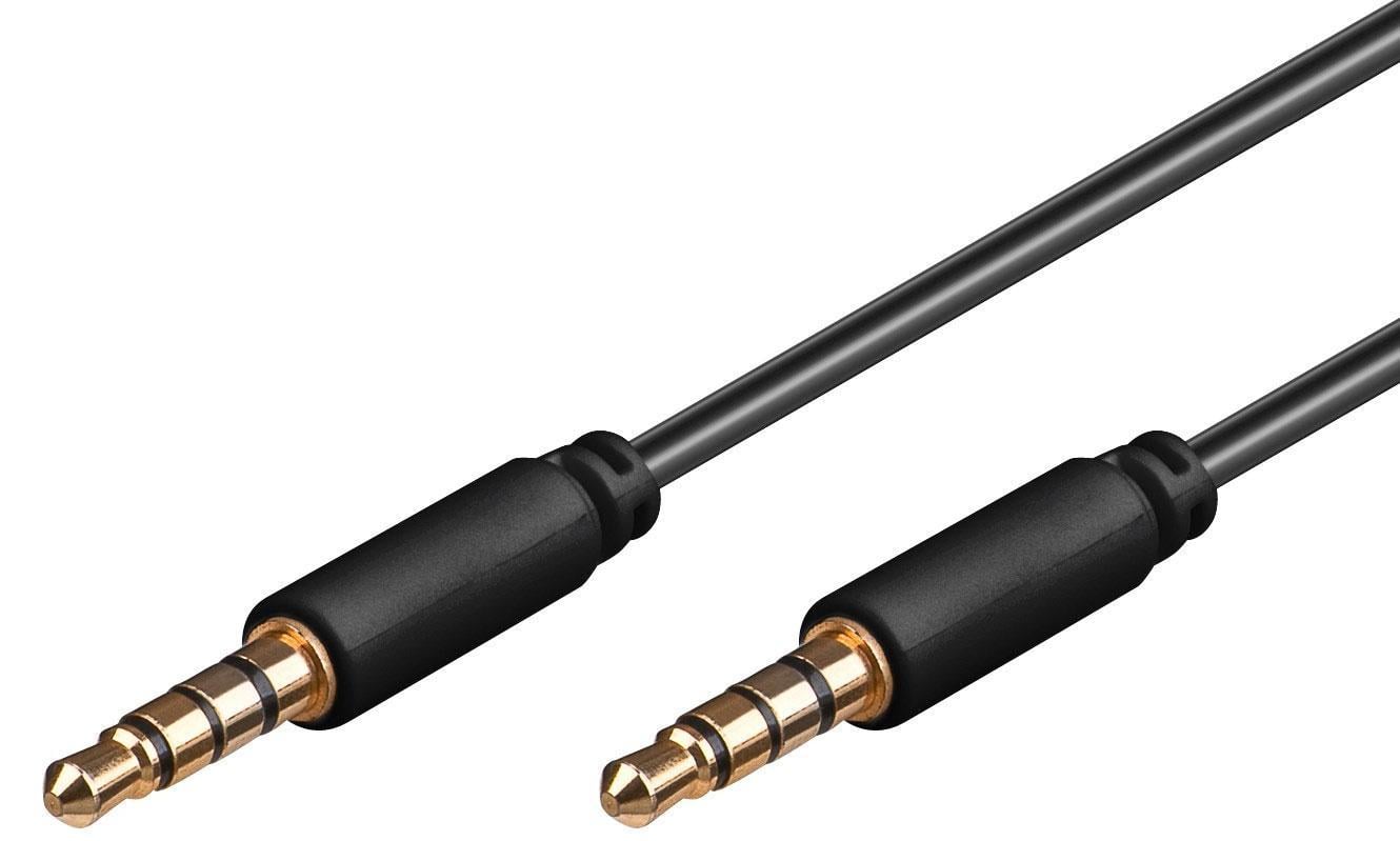 Cavo Audio 3,5 mm M/M iPhone, iPad, iPod 1 m - Immagine 1