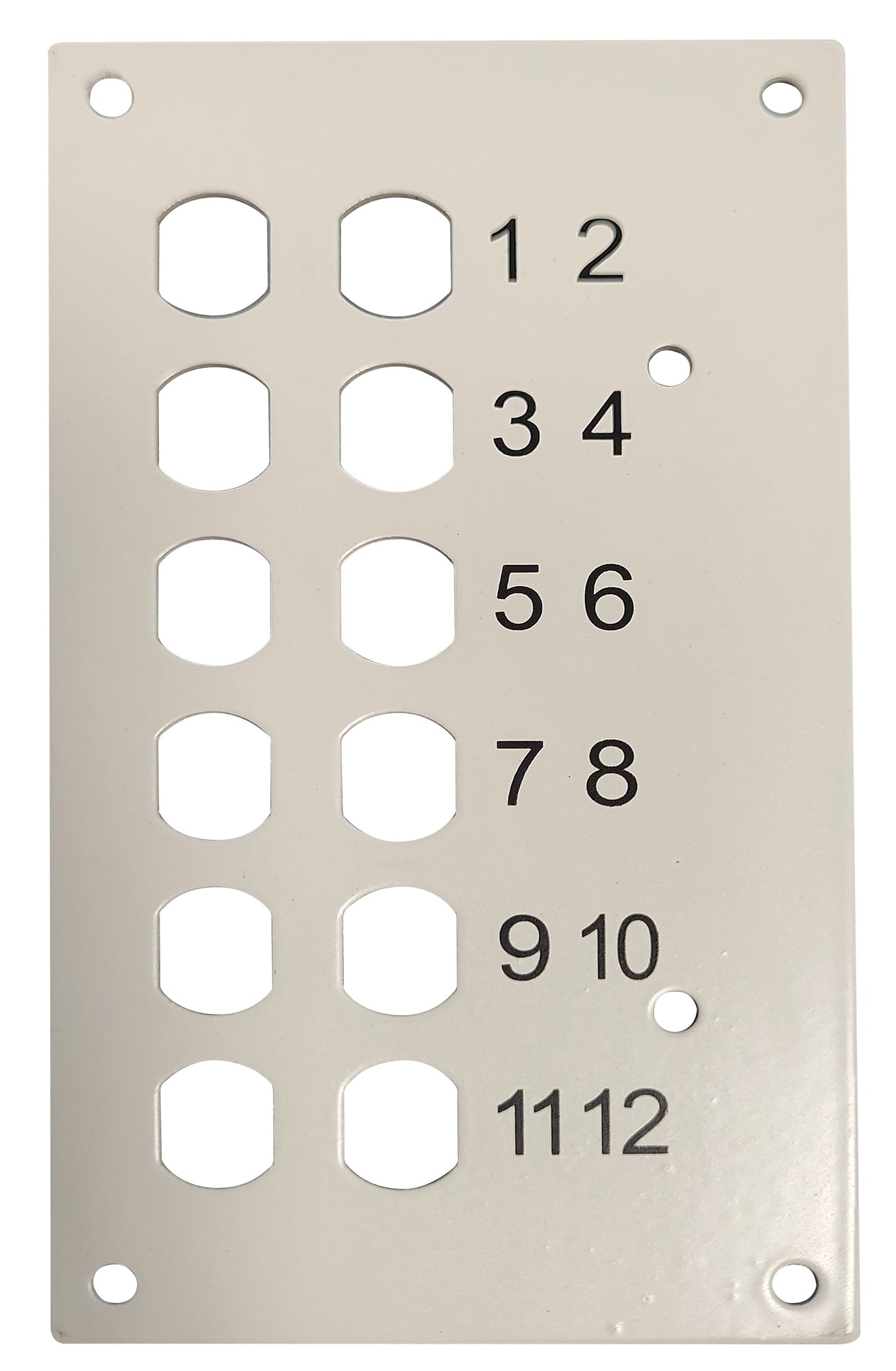 Pannello Frontale 12 Connessioni ST-Simplex per Box Ottico - Immagine 1