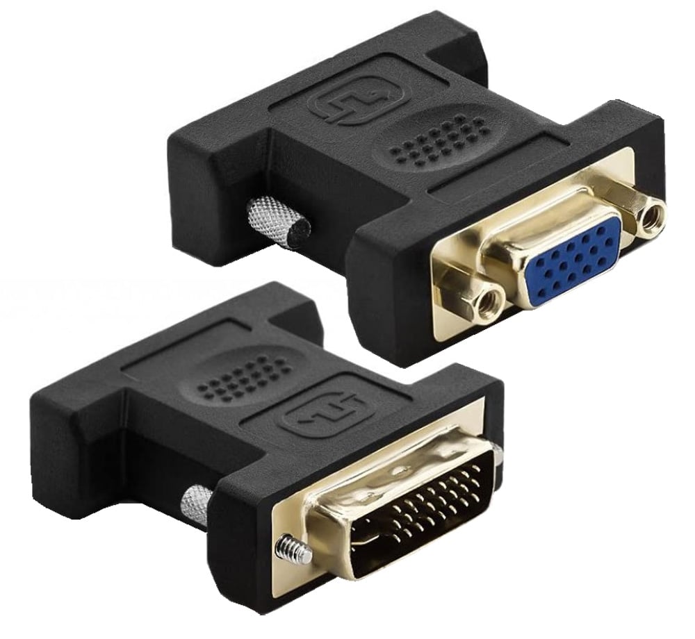 Adattatore Video Analogico DVI-I Maschio a VGA Femmina - Immagine 1