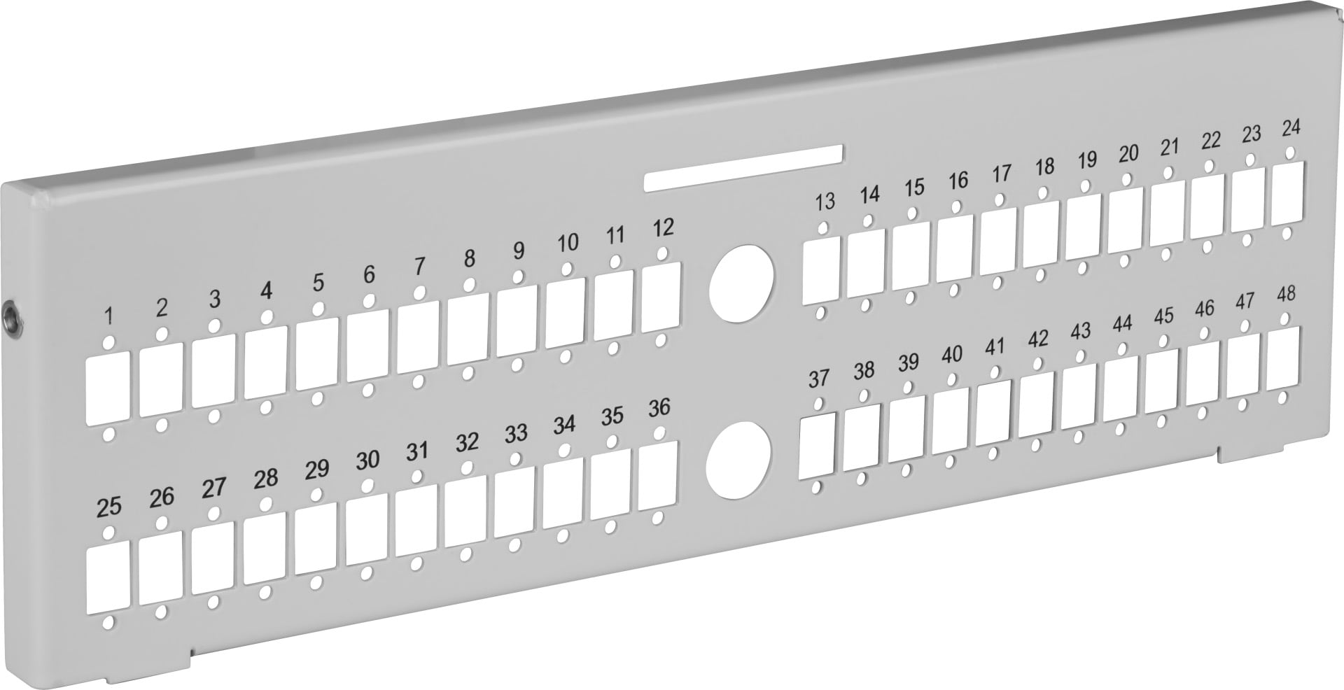 Pannello di Distribuzione Fibra Ottica 48 SC-Simplex per Box a Muro I-CASE FO-MWD2 - Immagine 1