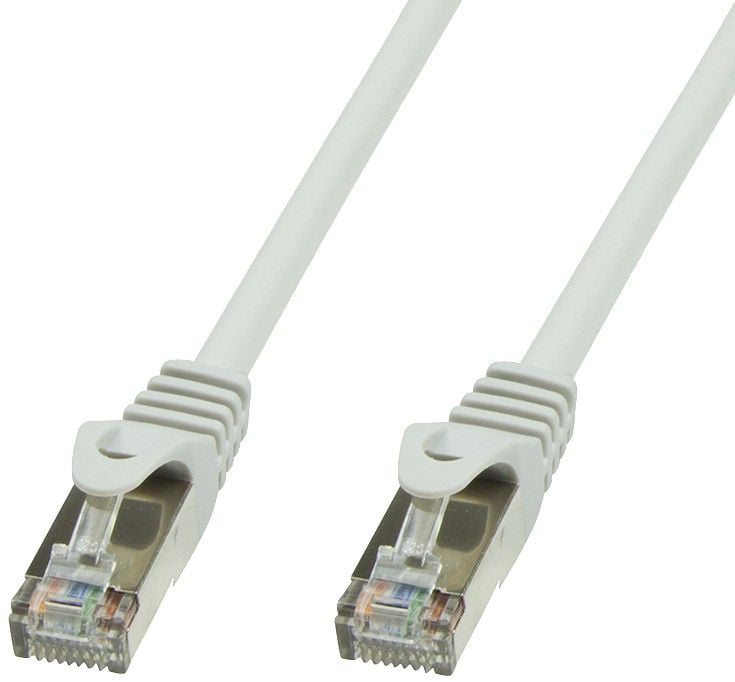 Cavo di rete Patch in rame Cat.6 Grigio SFTP LSZH 5m - Immagine 1
