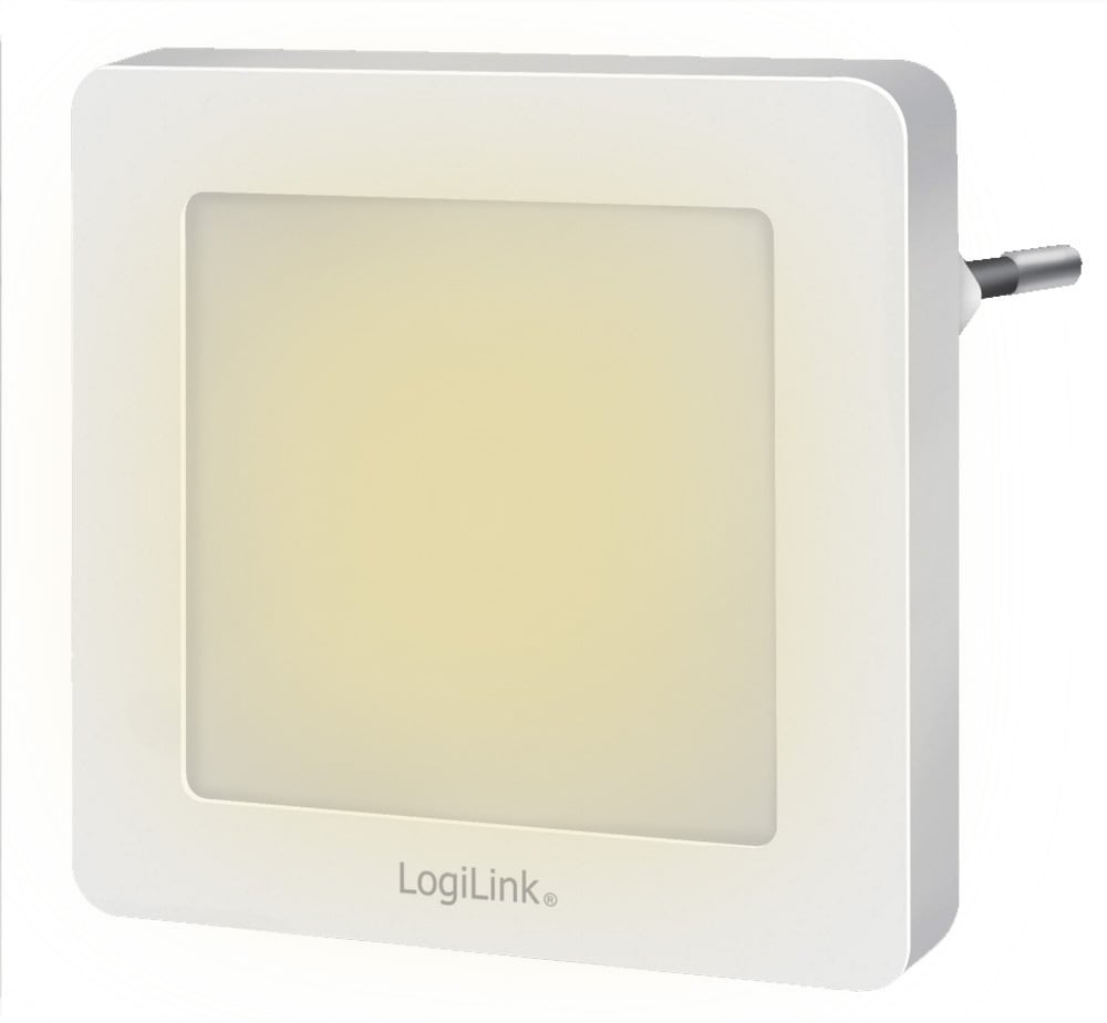 Luce Notturna LED Quadrata con Sensore Crepuscolare Bianco Caldo - Immagine 1