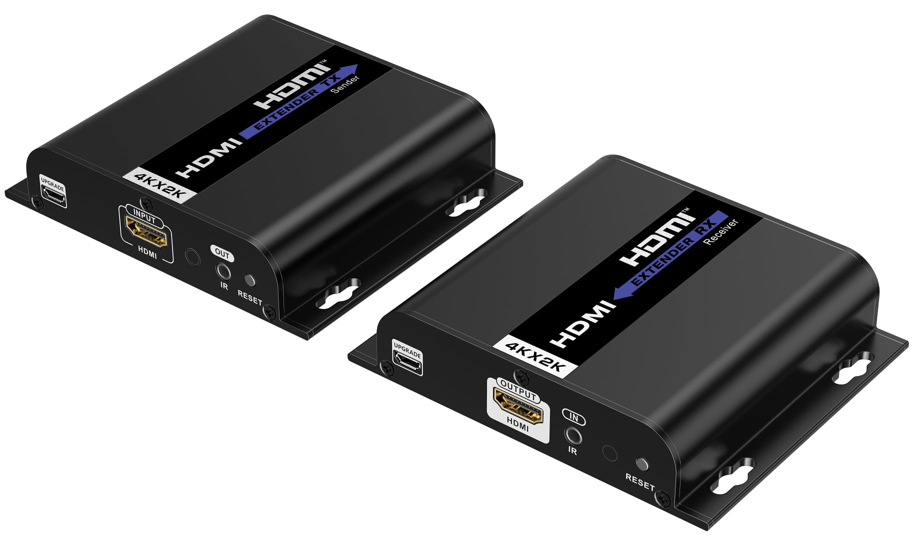 Extender HDMI over IP con PoE IR 4K UHD su Cavo Cat.6 fino a 120m - Immagine 1