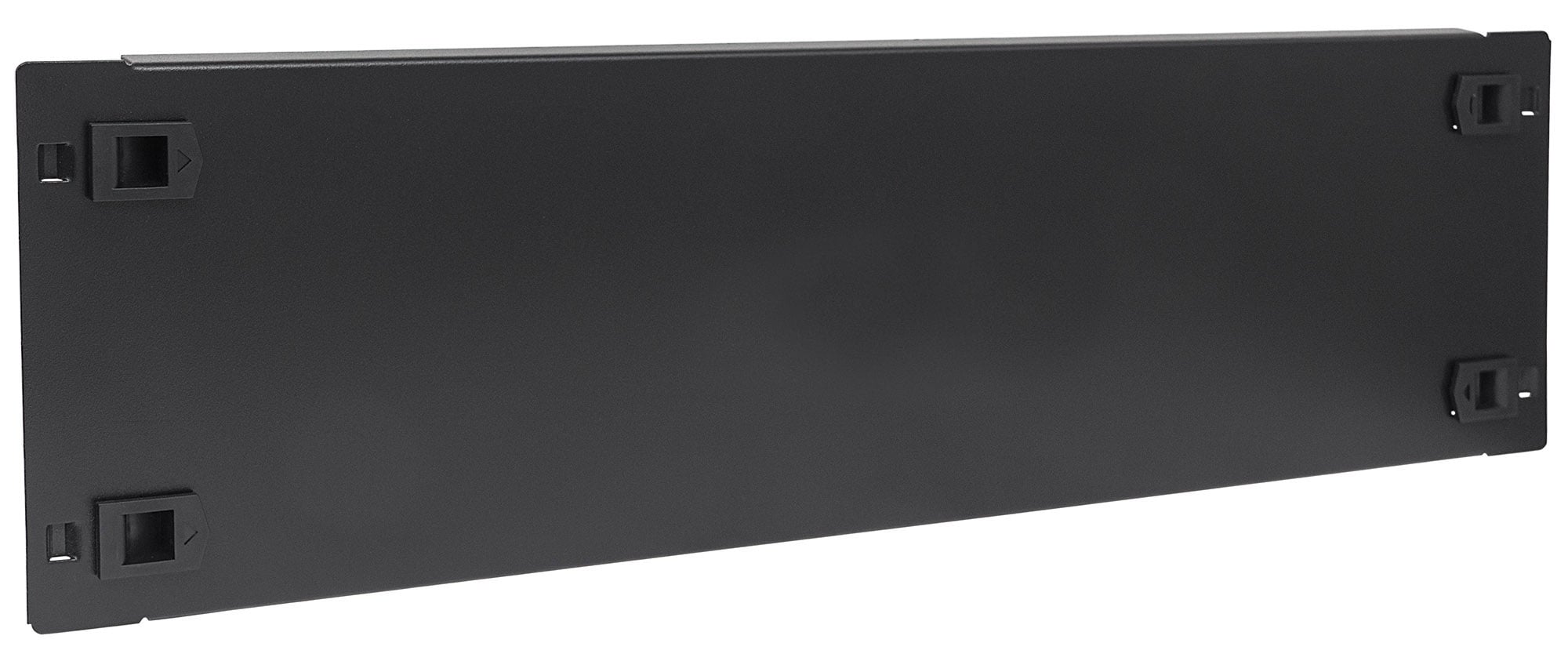 Pannello Cieco Toolless a Clip per Armadi Rack 19'' 3U Nero - Immagine 1