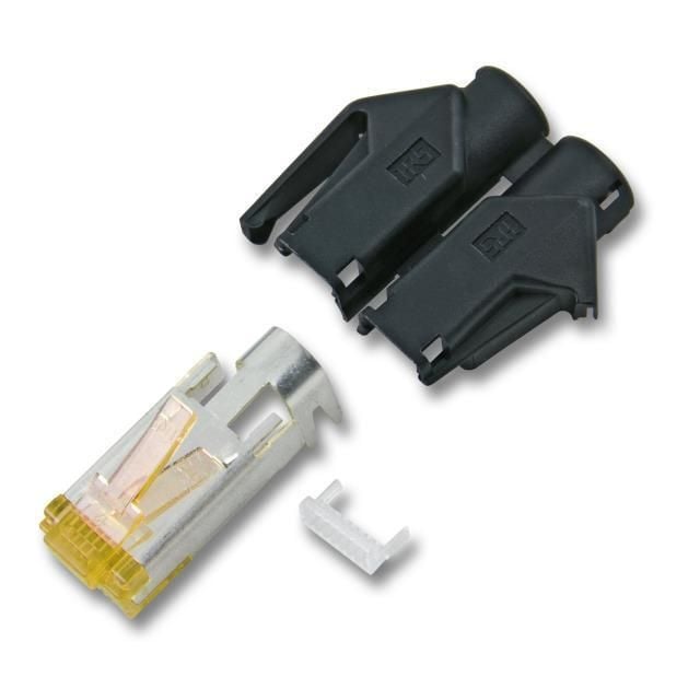Plug RJ45 Cat. 6A Schermato tipo ''Hirose'' 10 Pz - Immagine 1
