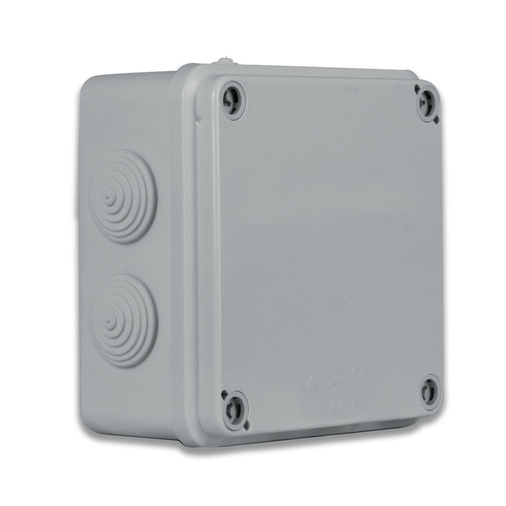 Scatola Quadrata IP65 di Derivazione da Pareti con Passacavi 100x100 - Immagine 1