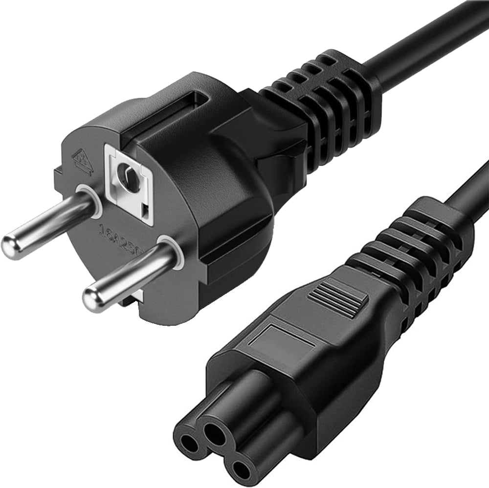 Cavo alimentazione C5 F a Schuko 1m nero - Immagine 1