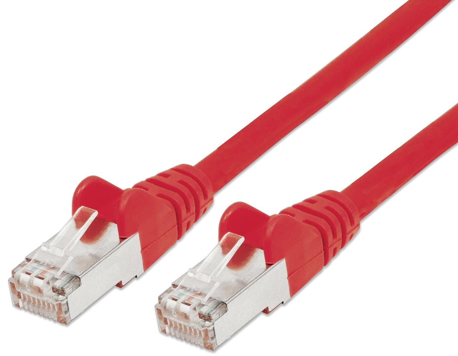 Cavo di rete Patch in rame Cat. 6 Rosso SFTP LSZH 10m - Immagine 1