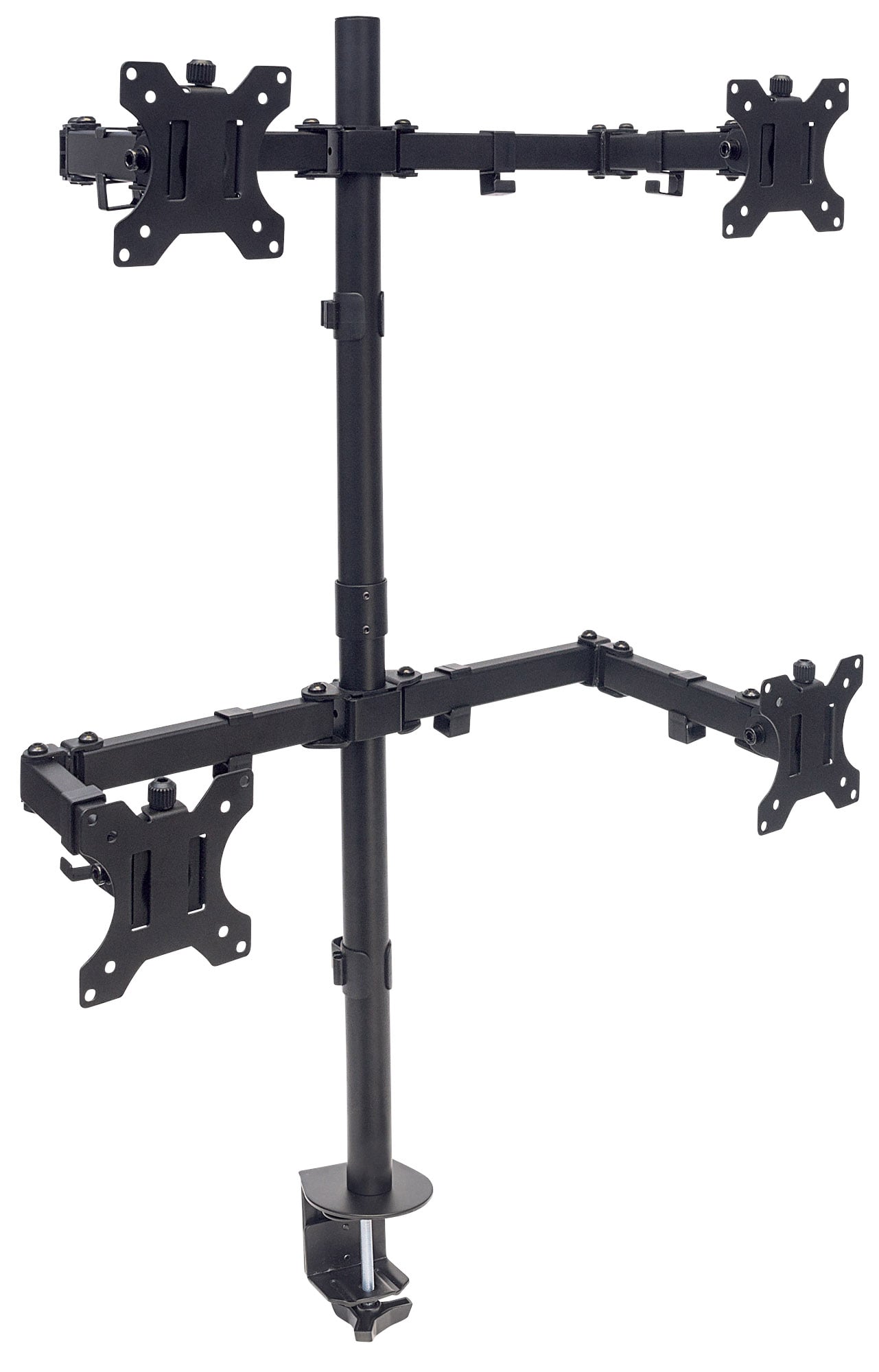 Supporto da Scrivania per 4 Monitor 13-32'' con Morsetto - Immagine 1