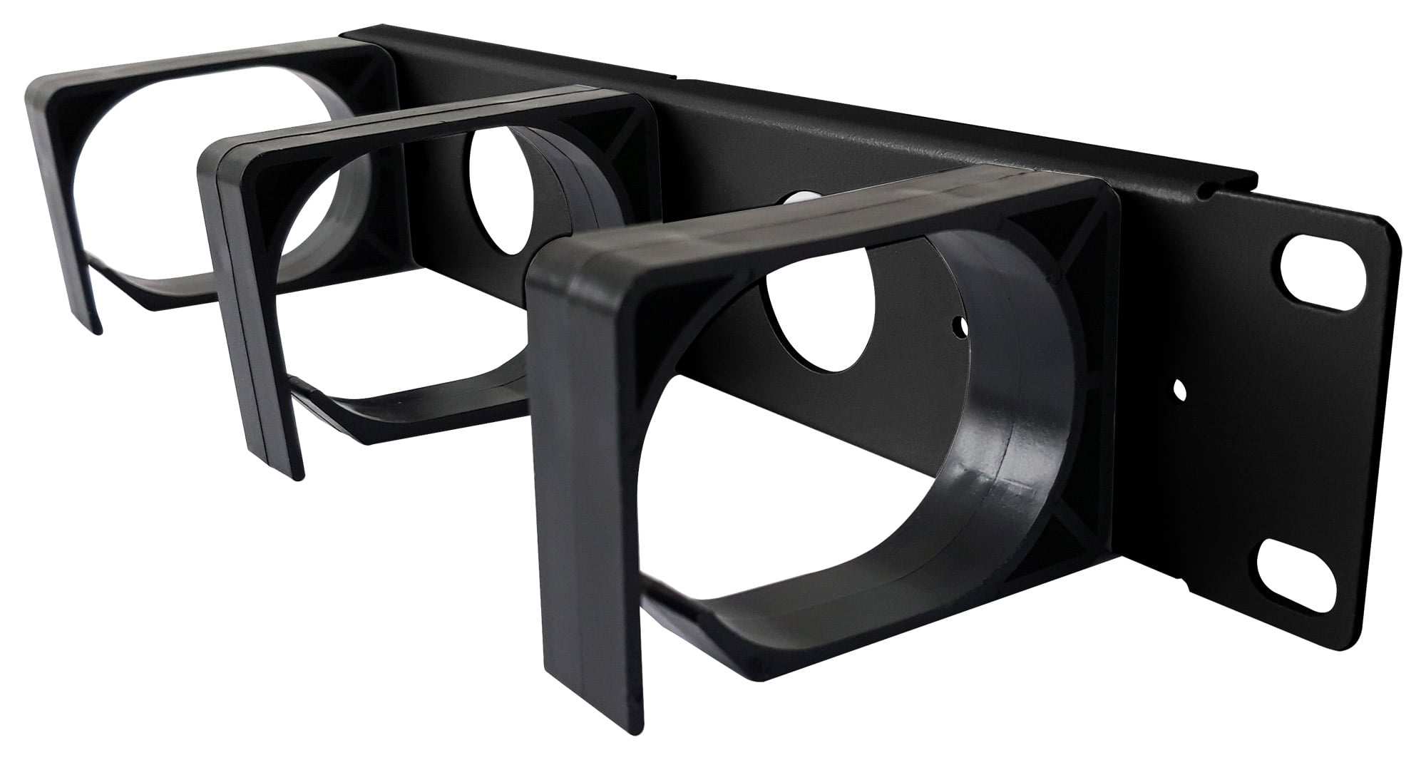 Pannello Passacavi 1U per Armadio 10'' Nero - Immagine 1