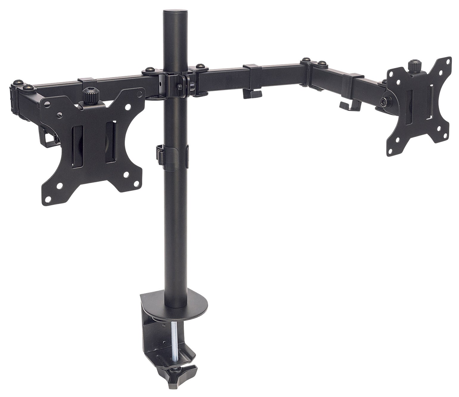 Supporto da Scrivania per 2 Monitor 13-32'' con Morsetto - Immagine 1