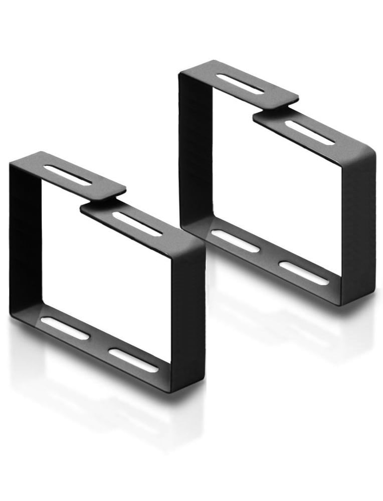 Anello Largo Passacavi per Armadi Rack Nero - Immagine 1