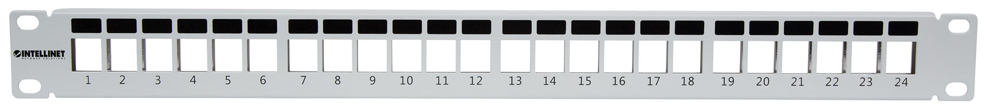 Pannello Patch Modulare Senza Frutti 24 Posti Grigio - Immagine 1