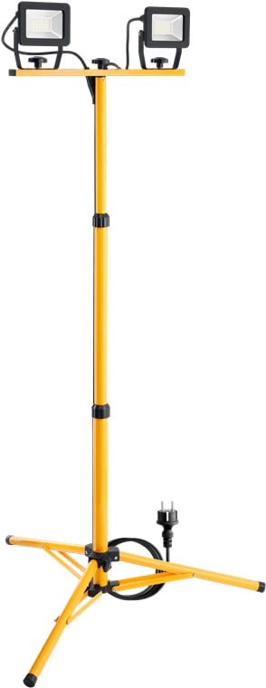 Faretto da lavoro a LED con Treppiede Telescopico 2x20W - Immagine 1