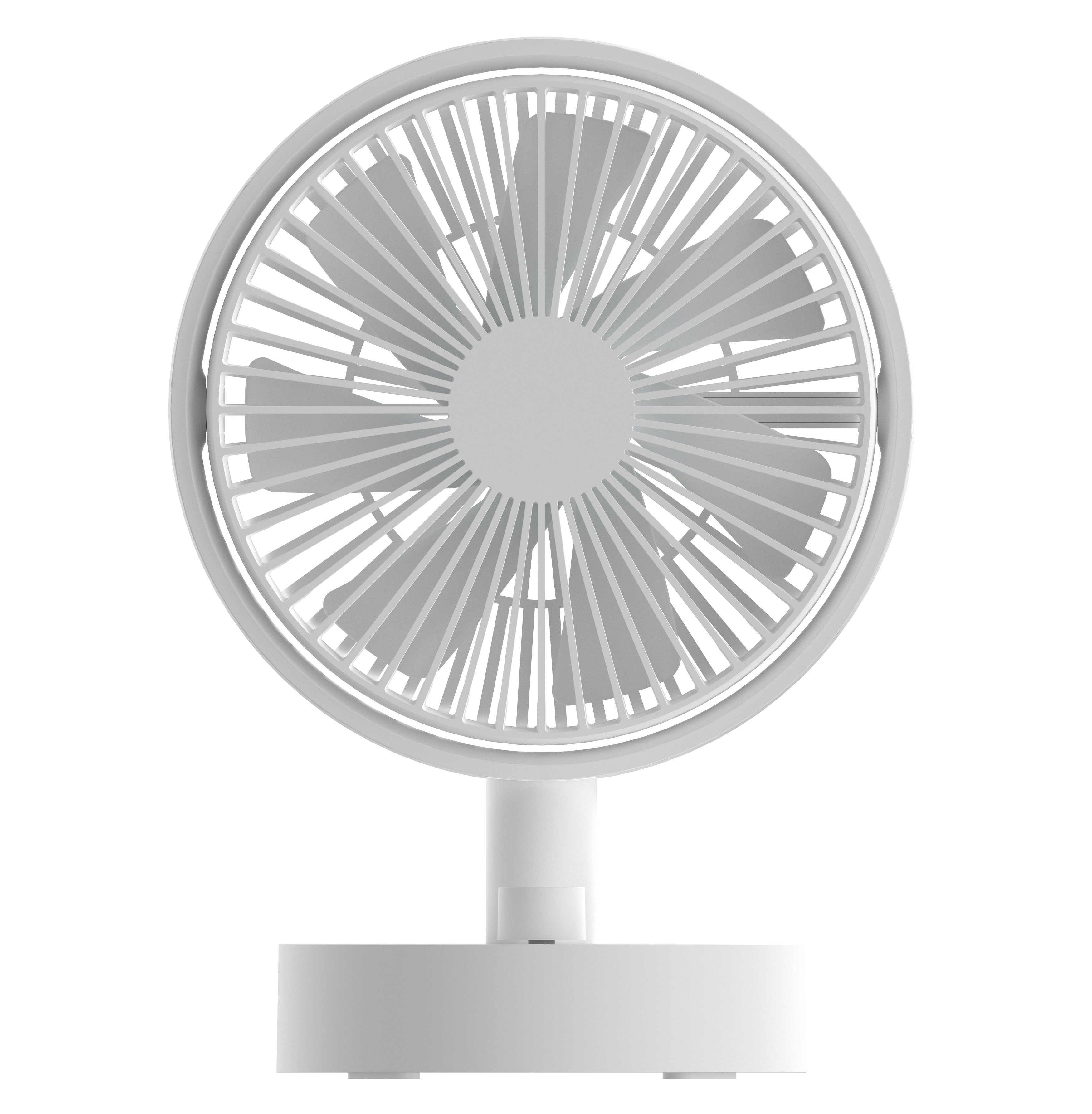 Mini Ventilatore Rotante da Tavolo a 10 Velocità Ricarica USB-C™