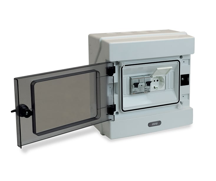 Quadro Elettrico IP65 da Parete 12 Moduli DIN - Immagine 1