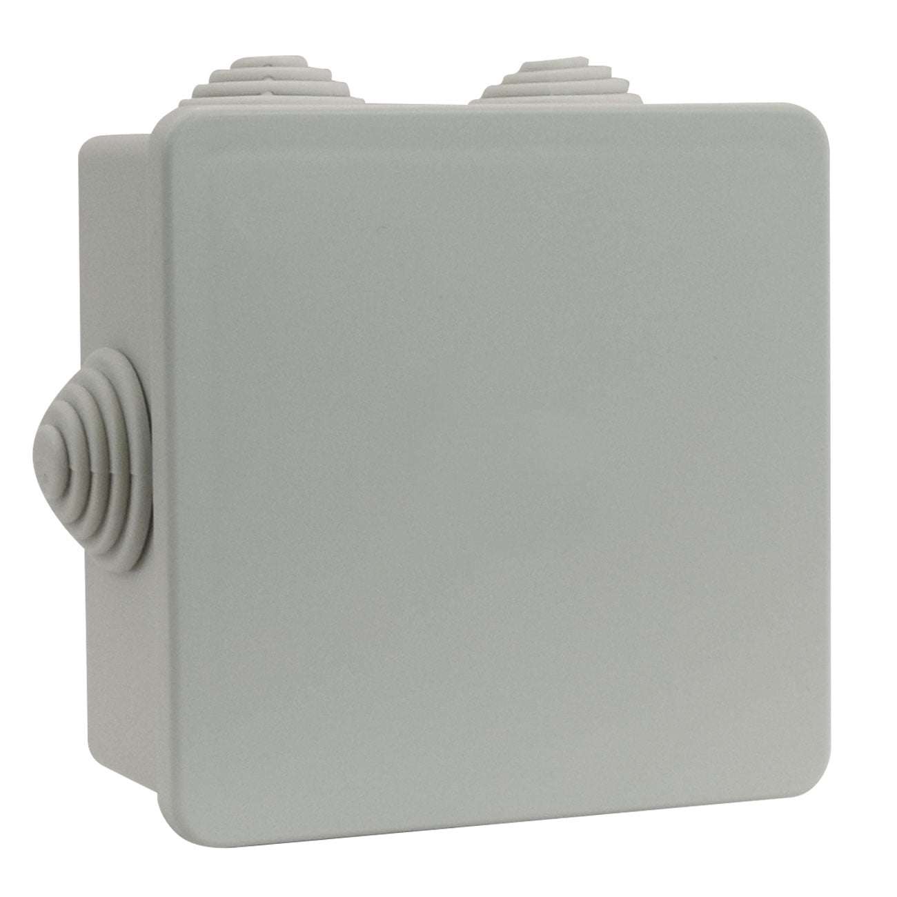 Scatola Quadrata IP44 di Derivazione da Parete con Passacavi - Immagine 1