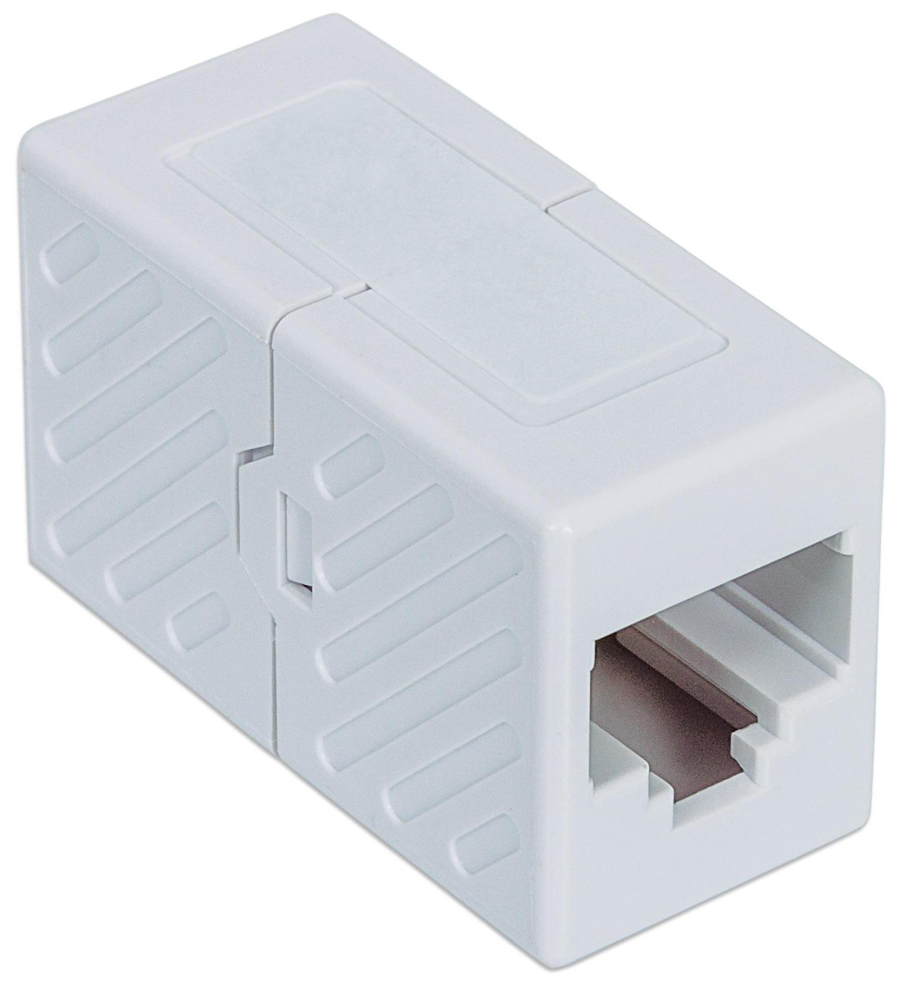 Accoppiatore Cat6 RJ45 F/F UTP colore Bianco - Immagine 1