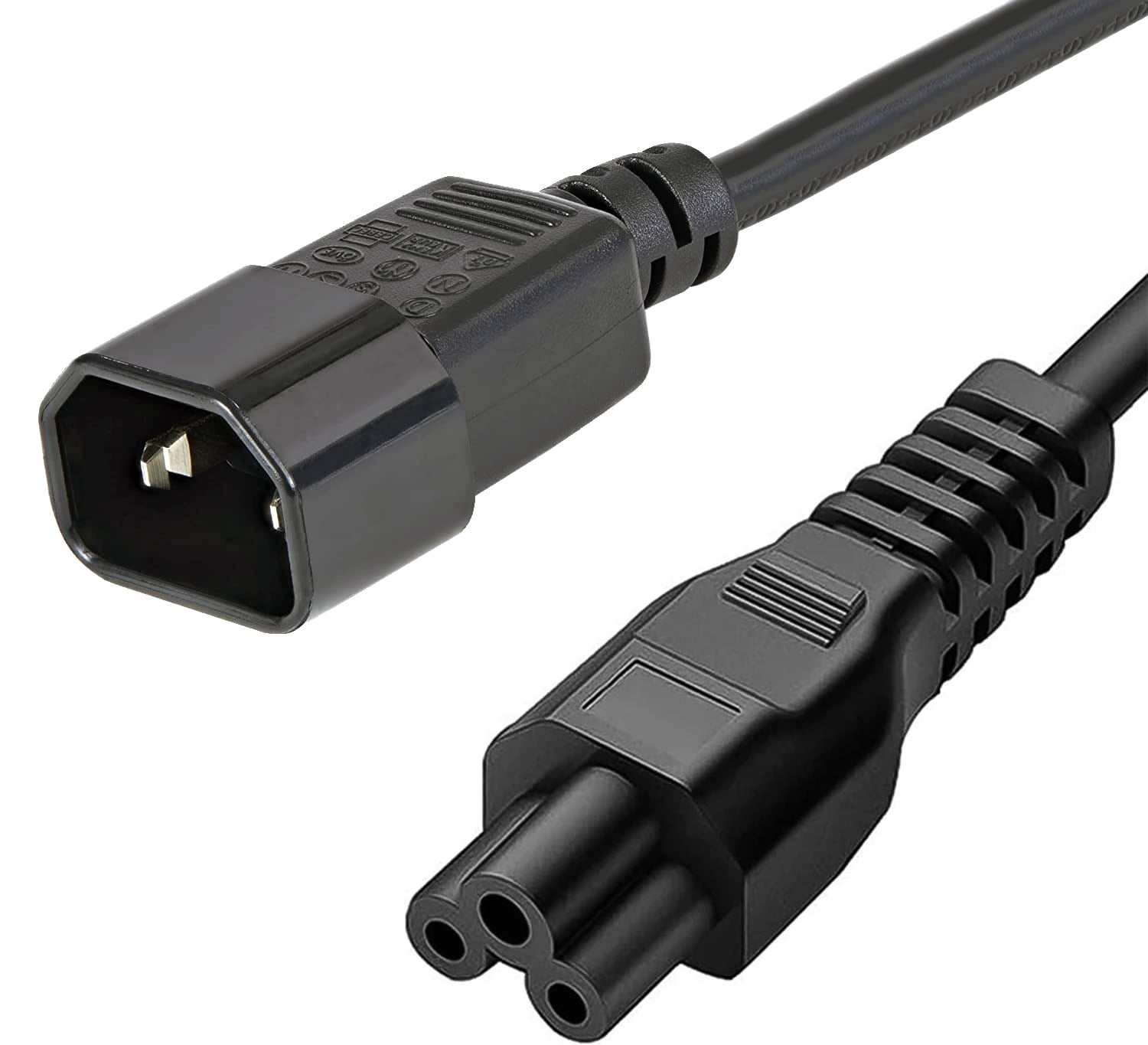 Cavo conversione C5 F a C14 M 1,8 mt nero