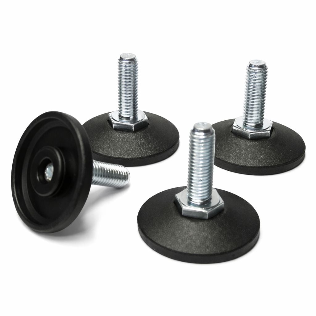 Kit 4 Piedi di Livellamento per Armadi Rack - Immagine 1