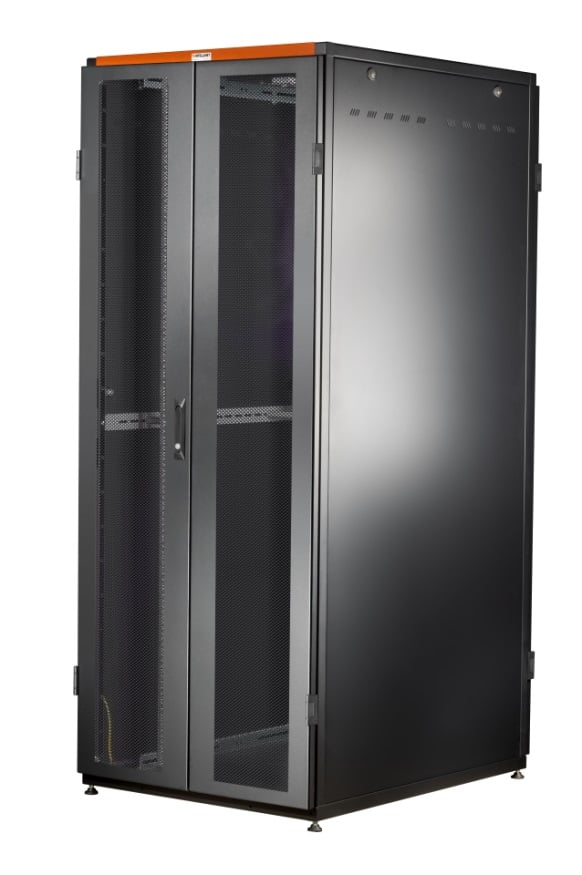 Armadio Server Rack NextGen 1000 19'' 800x1000 27U Nero Doppia Porta Grigliata - Immagine 1
