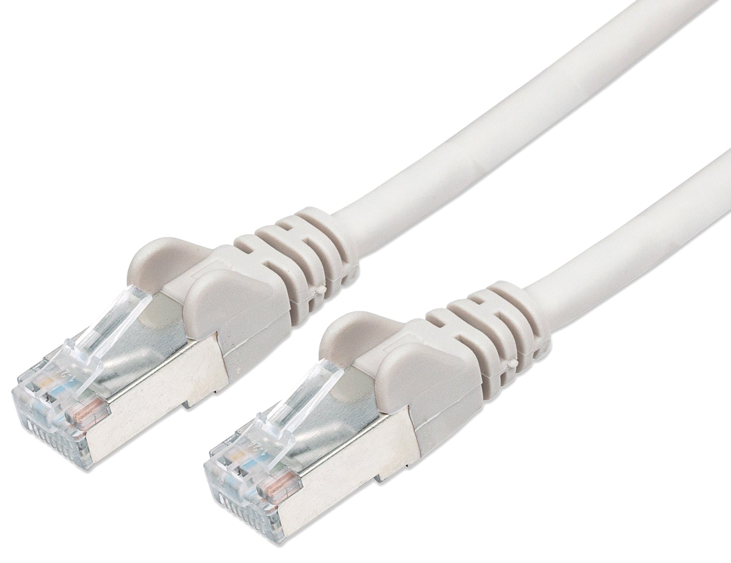 Cavo di rete Patch in rame Cat. 6 Bianco SFTP LSZH 2m - Immagine 1