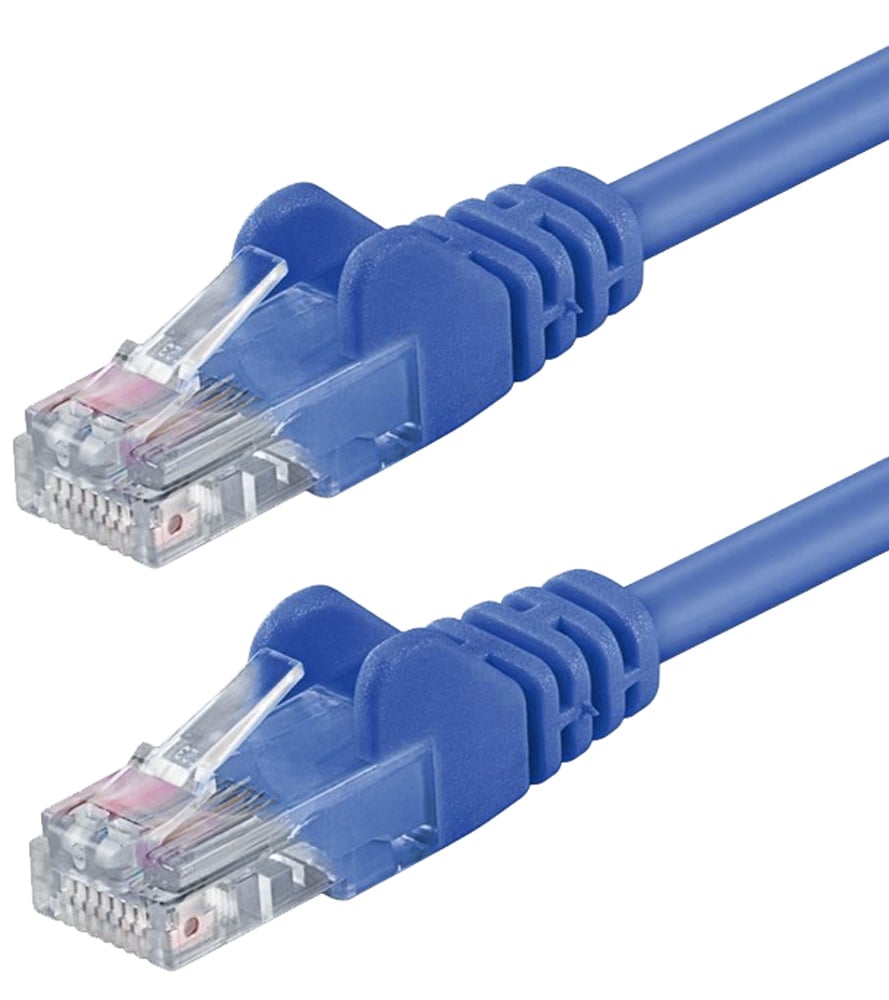 Cavo di rete Patch in Rame Cat. 5e Blu UTP 10 m