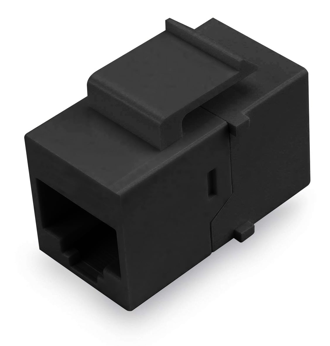 Accoppiatore Keystone RJ45 F/F Cat.5E UTP Nero - Immagine 1