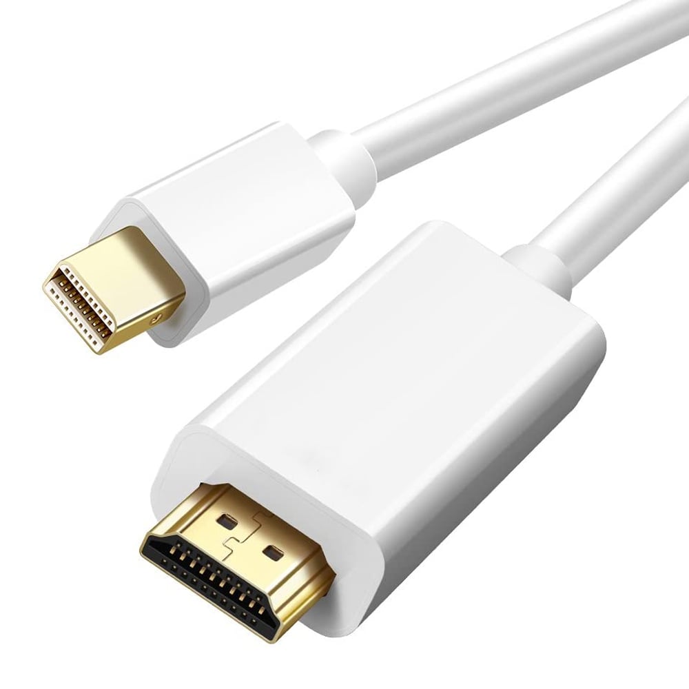 Cavo Monitor Mini DisplayPort (Thunderbolt) / HDMI 2m Bianco - Immagine 1