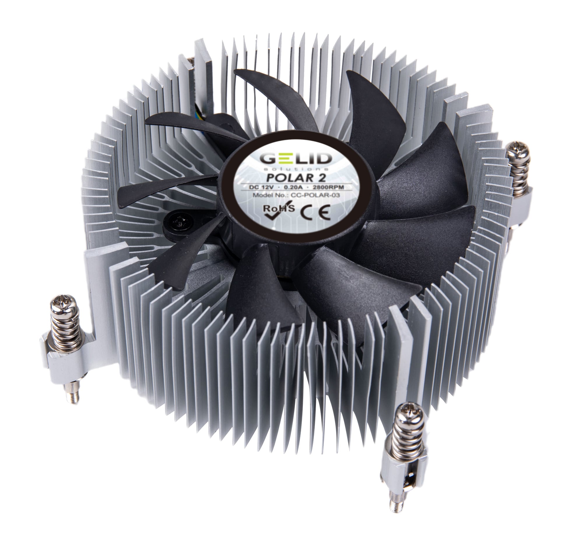 Ventola Silenziosa Polar2 a Basso Profilo per Intel - Immagine 1