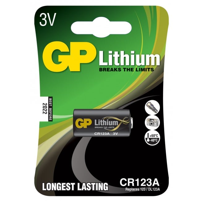 Blister 1 Batteria al Litio CR123A - Immagine 1