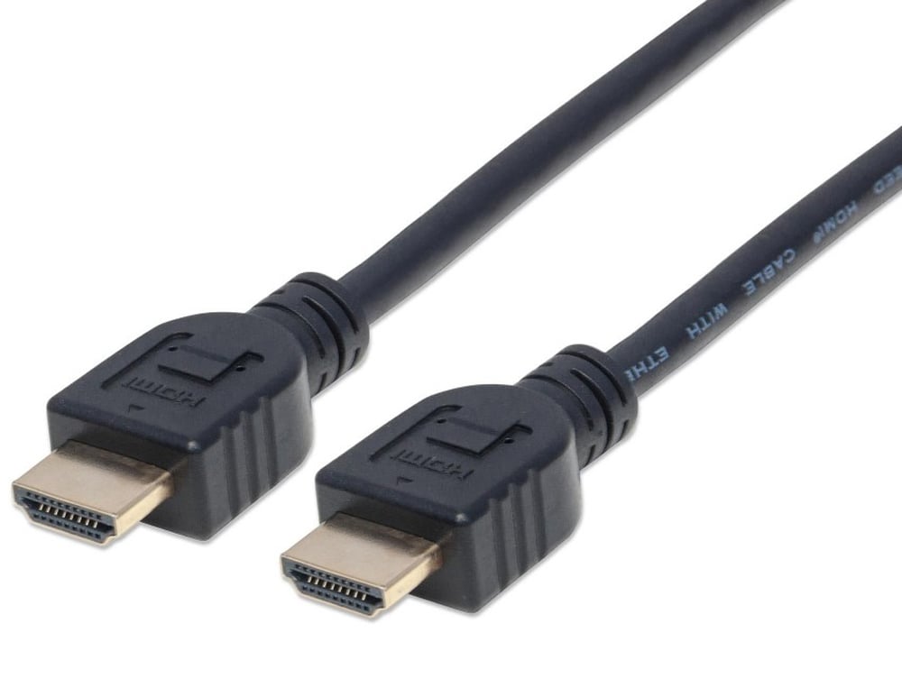 Cavo HDMI CL3 High Speed con Ethernet A/A M/M 5m Nero - Immagine 1