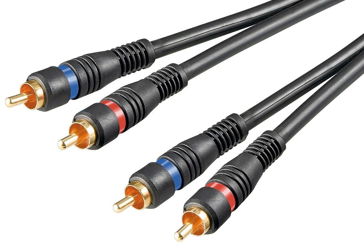 Cavo Audio 2RCA M/M 10mt Alta qualità