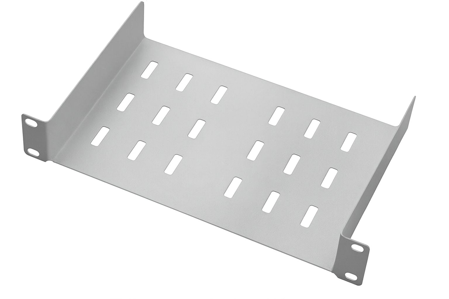 Mensola per Rack 10'' 150 mm 1U Grigio 2 punti - Immagine 1