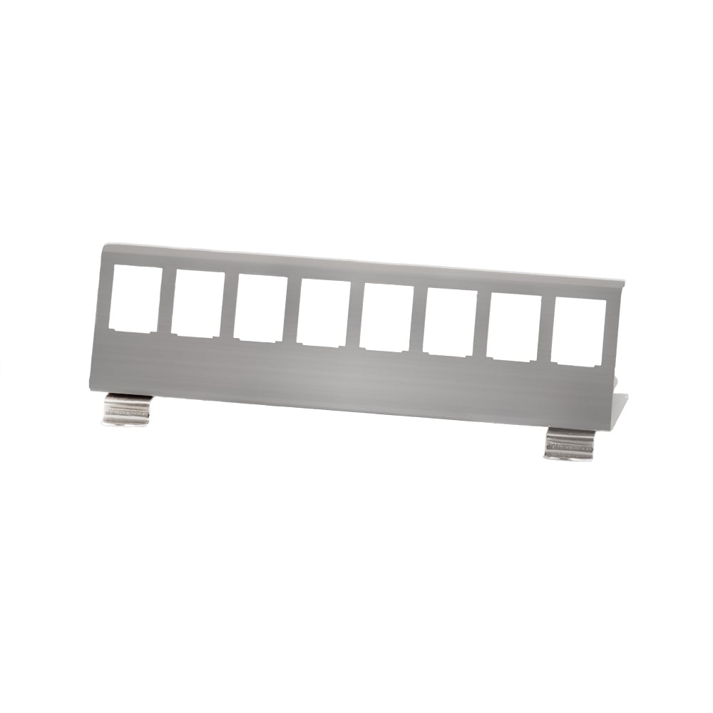 Adattatore per Modulo Keystone 8xRJ45 per Guida DIN - Immagine 1