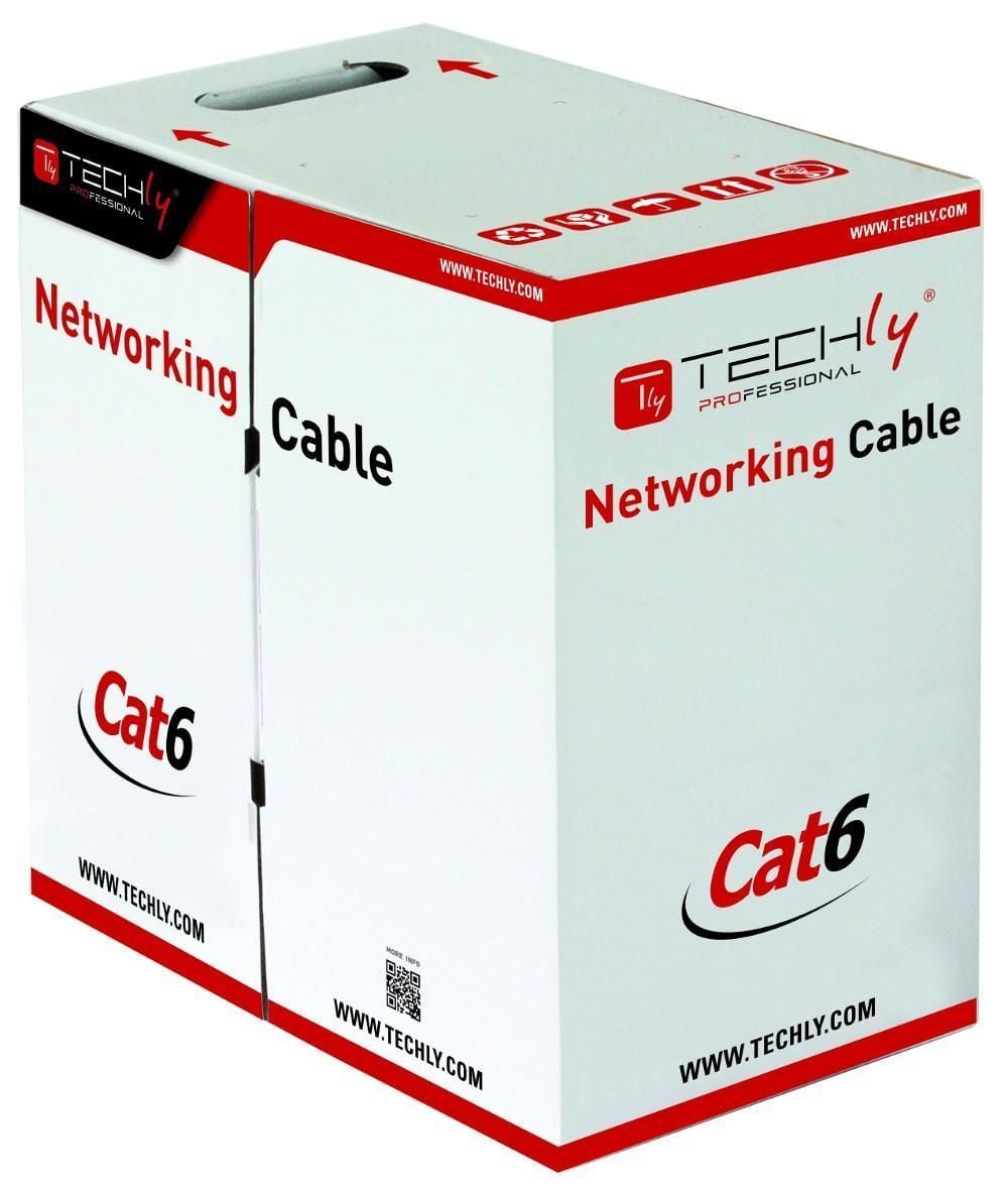 Matassa S/FTP Cavo Cat.6 Rame 305m Flessibile Grigio - Immagine 1